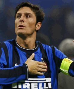 Javier Zanetti Paint By Number