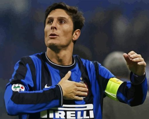 Javier Zanetti Paint By Number