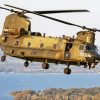 Military Chinook Helicopter Paint By Numbers