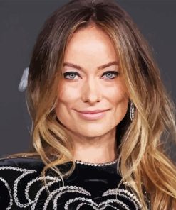 Olivia Wilde Actress Paint By Number