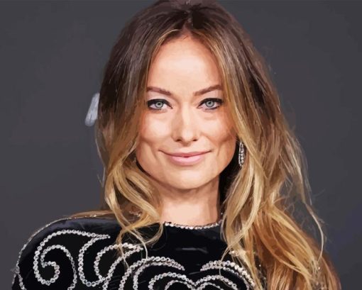 Olivia Wilde Actress Paint By Number