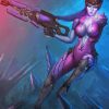 Overwatch Game Widowmaker Paint By Numbers
