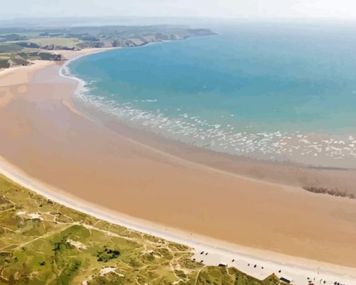 Oxwich Bay Paint By Number