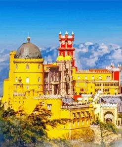 Pena National Palace Sintra Paint By Number