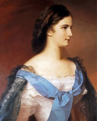 Queen Elisabeth Of Austria Paint By Numbers