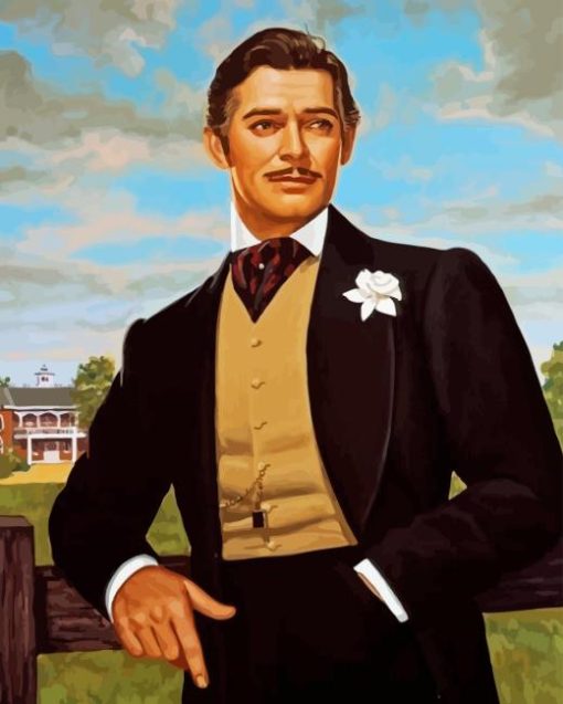 Gone With The Wind Rhett Butler Paint By Numbers