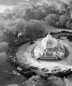 Black And White Sefton Park Paint By Number
