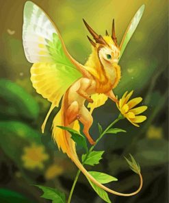 Small Fairy Dragon Paint By Numbers