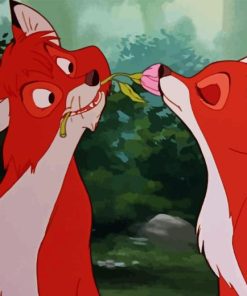 The Fox And The Hound Paint By Numbers