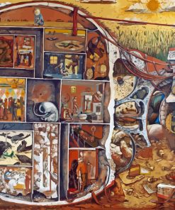The Maze By William Kurelek Paint By Numbers