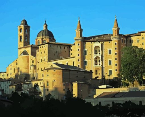 Urbino Dome Cathedral Paint By Number