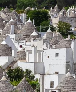 Italy Trulli Alberobello Paint By Number