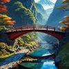 Japan Wooden Bridge Paint By Numbers