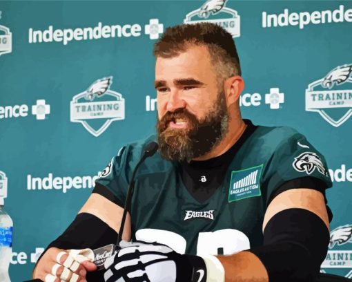 Jason Kelce Paint By Number