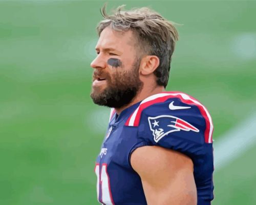 Julian Edelman Paint By Numbers