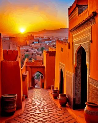 Kasbah Morocco Paint By Number