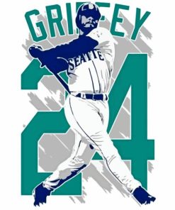 Ken Griffey Jr Paint By Numbers