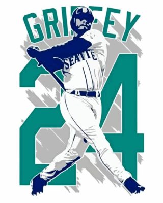 Ken Griffey Jr Paint By Numbers