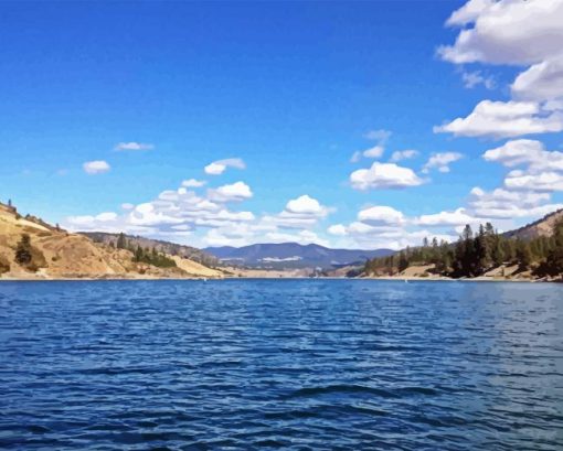 Lake Roosevelt Paint By Numbers