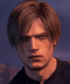 Leon Kennedy Resident Evil Paint By Numbers