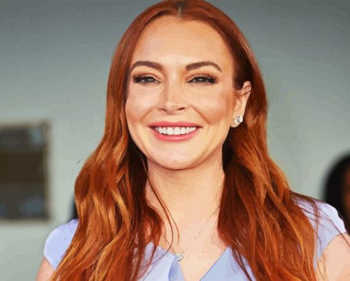 Lindsay Lohan Paint By Numbers