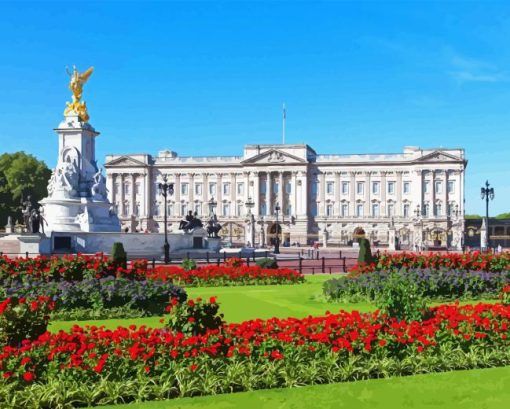 London Buckingham Palace Paint By Number