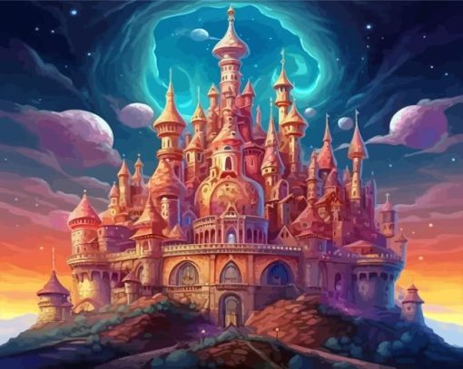 Magical Castle Paint By Number
