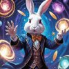 Magician Rabbit Paint By Numbers