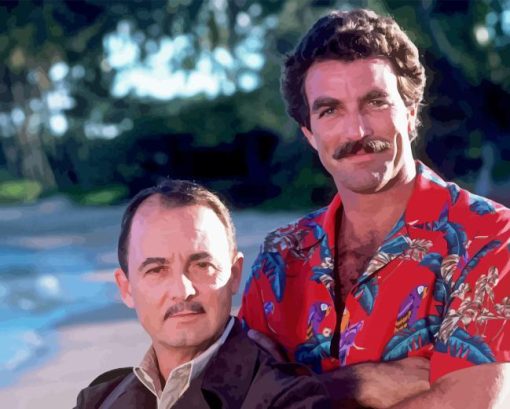 Magnum Pi Paint By Number