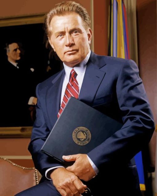 Martin Sheen In The West Wing Paint By Numbers