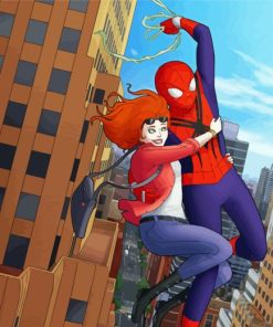 Mary Jane And Spider Man Paint By Number