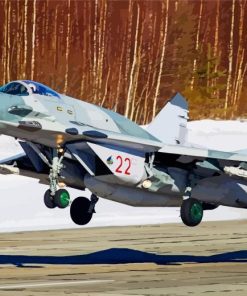 Mig 29 Fulcrum Paint By Numbers