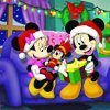 Mini Mouse Christmas Paint By Numbers