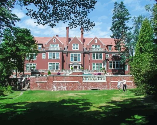 Minnesota Glensheen Mansion Paint By Numbers