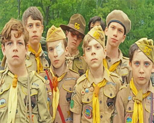 Moonrise Kingdom Paint By Numbers