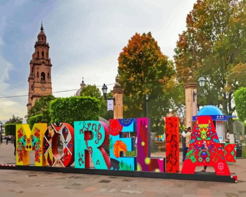 Morelia Michoacan Paint By Numbers