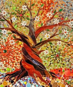 Mosaic Tree Paint By Number
