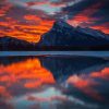 Mount Rundle At Sunset Paint By Numbers