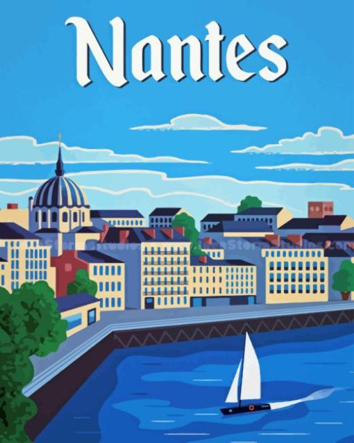 Nantes Poster Paint By Number