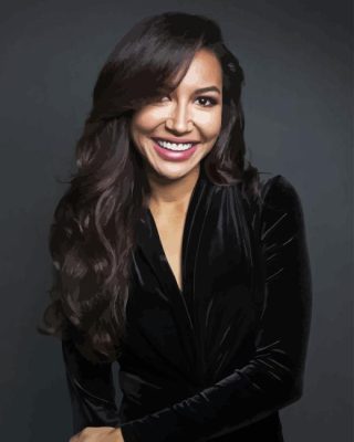 Naya Rivera Smiling Paint By Number