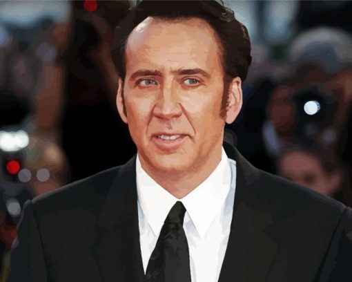 Nicolas Cage Paint By Number