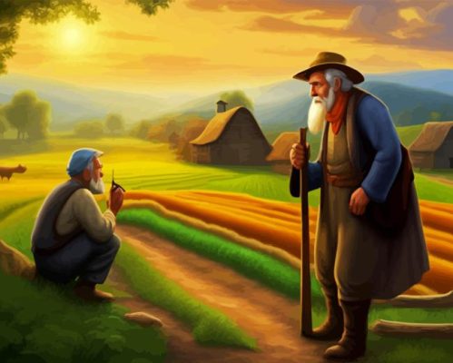 Old Farmers Paint By Number