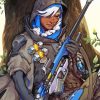 Overwatch Ana Paint By Number