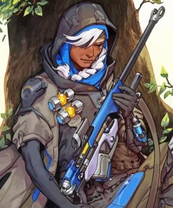 Overwatch Ana Paint By Number
