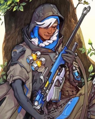 Overwatch Ana Paint By Number