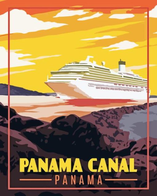 Panama Canal Paint By Numbers