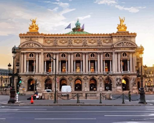 Paris Opera Paint By Number