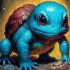 Pokemon Squirtle Paint By Number