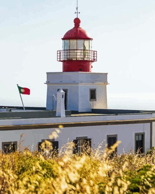 Ponta Do Pargo Lighthouse Paint By Numbers