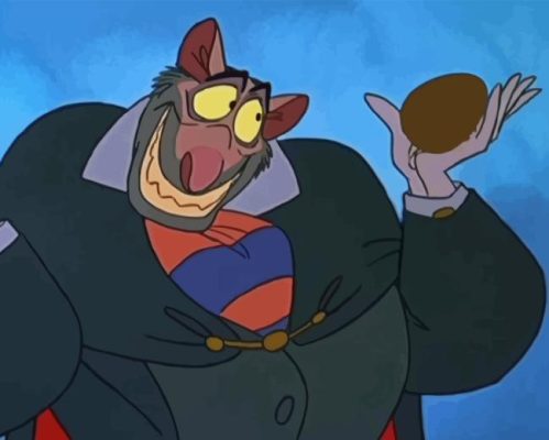 Professor Ratigan Paint By Numbers